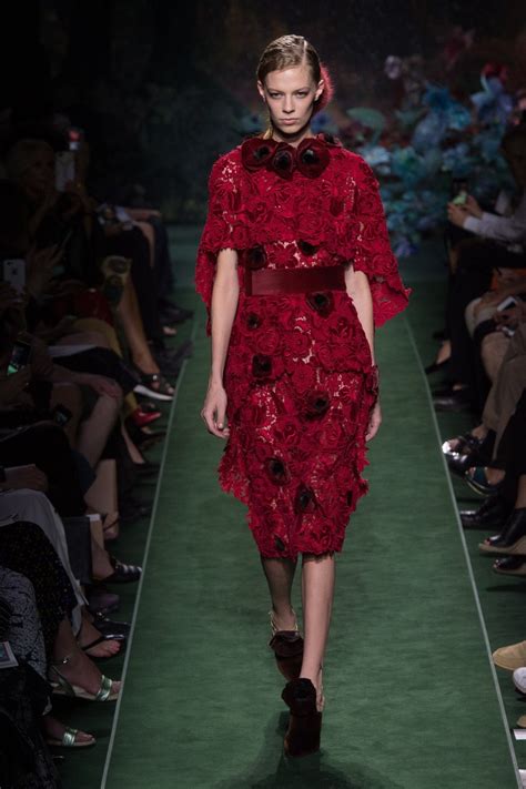 Floral Fantasia at Fendi Haute Fourrure .